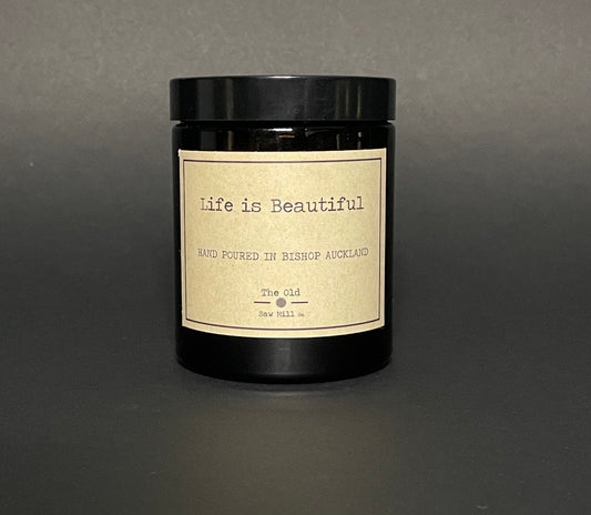 Life is Beautiful Candle